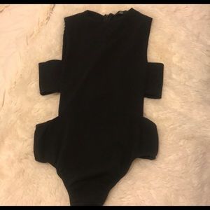 Misguided black cutout bodysuit